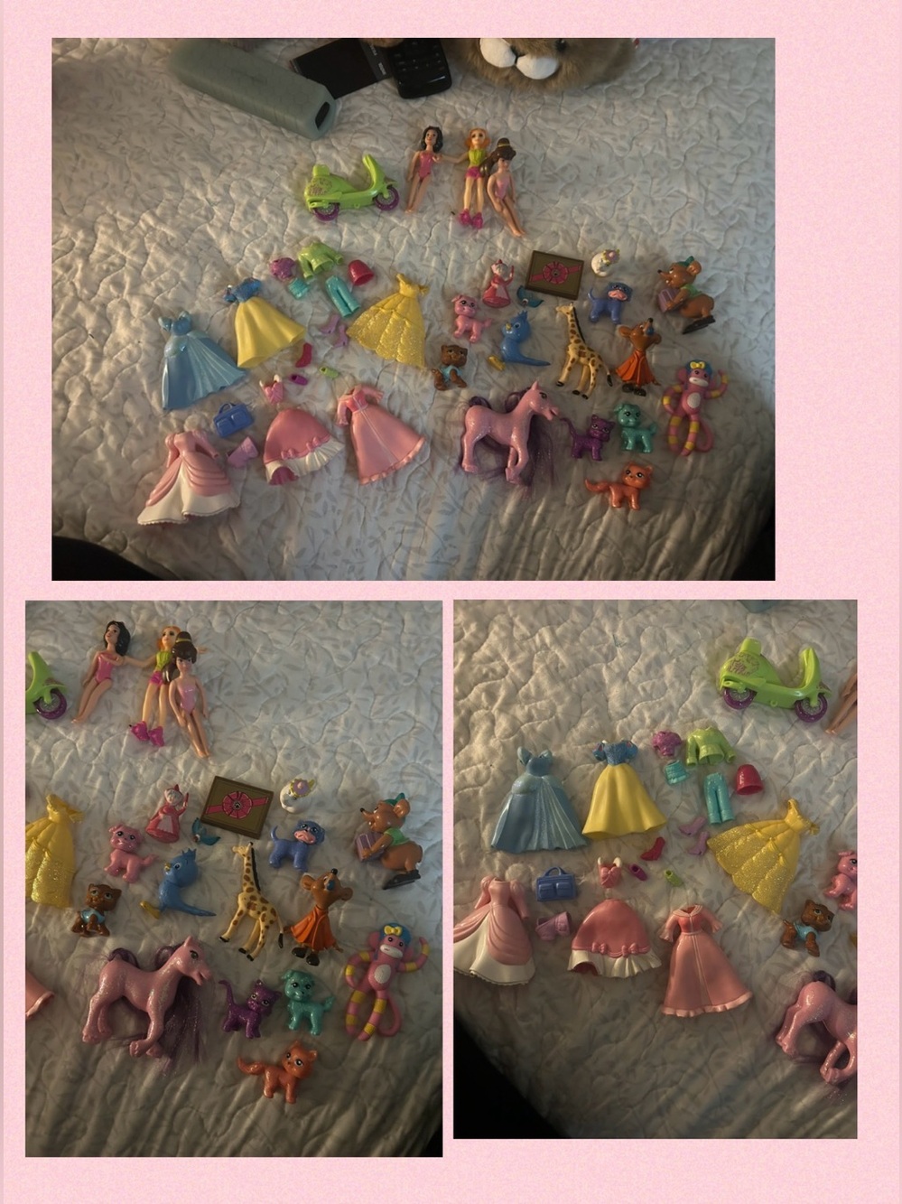 90s/2000s princess & polly pocket toys